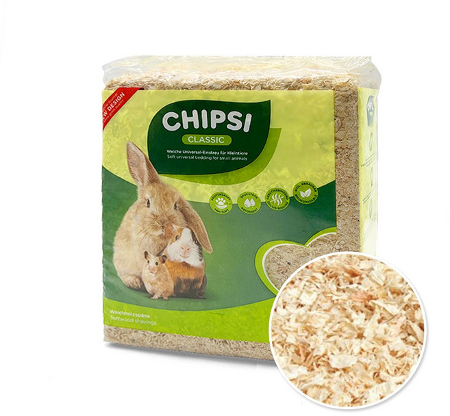 칩시 가문비나무&전나무 칩스 소동물베딩 클래식 무향 15L (1Kg), 1kg, 1개