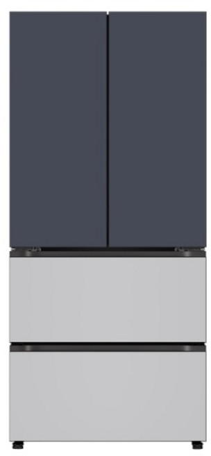 (LG전자) DIOS(디오스) 오브제컬렉션 김치톡톡 Fit & Max 480L Z484AAA123 (메탈/색상선택), 네이비/크림그레이