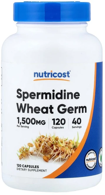 아이허브 스페르미딘 밀배아 1500mg 캡슐 120정(캡슐당 5mg), 120정, 1개 - 쿠팡