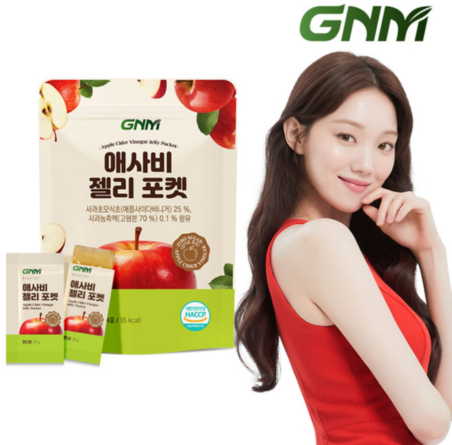 GNM 애사비 애플 사이다 비니거 젤리 포켓 14P, 1개, 280g