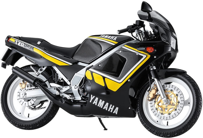 하세가와 112 야마하 TZR250 (2AW) 뉴 야마하 블랙 플라스틱 모델 21743