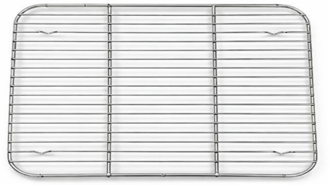 스텐 사각 씨팬망 튀김 돈까스 기름 쟁반 받침 망 채반, 1개