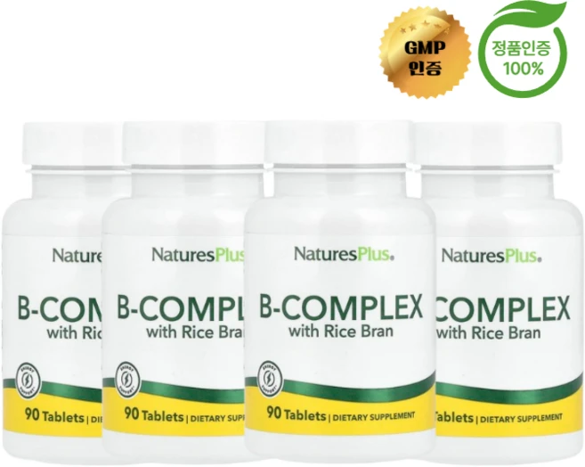 2+2 네이처스플러스 비타민B 복합체 90정, 4개 - 쿠팡