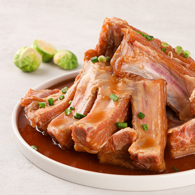 [대명축산식품] 양념 돼지등갈비 1.5kg 구이용 찜용 폭립 쪽갈비 바베큐, 1개