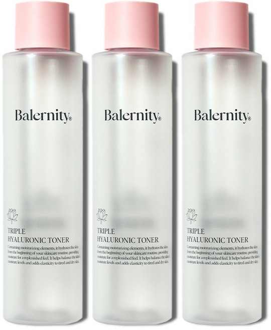 밸러니티 트리플 히알루론산 토너, 3개, 200ml