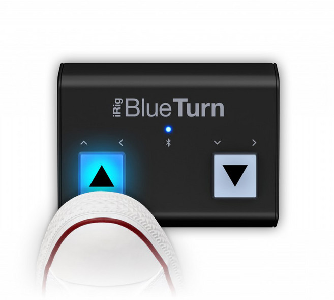 아이릭 블루턴 블루투스 무소음 악보컨트롤러 IK Multimedia Blueturn, 1개