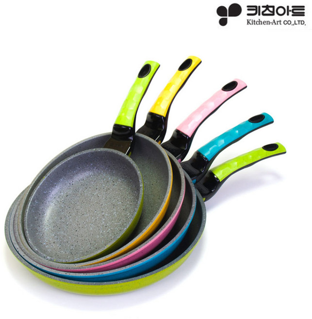 키친아트 칼라스톤 사각 후라이팬, 1개, 27cm