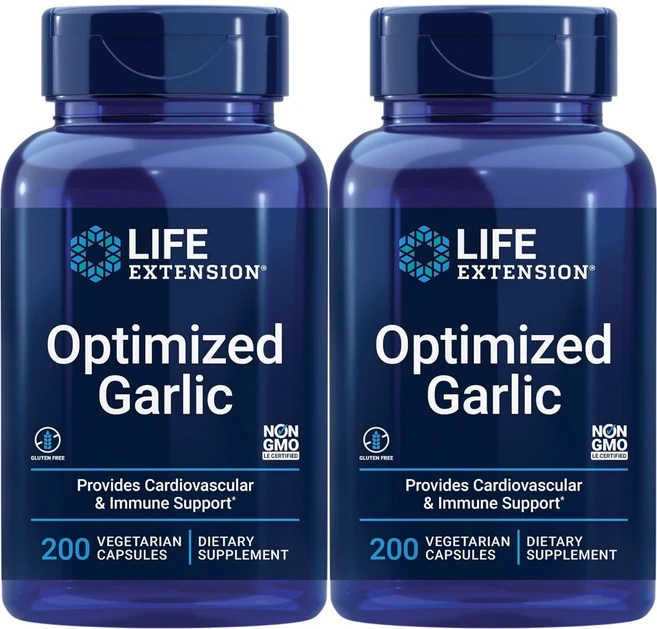 라이프익스텐션 옵티마이즈드 갈릭 마늘, 200정, 2개, 200정 - 쿠팡