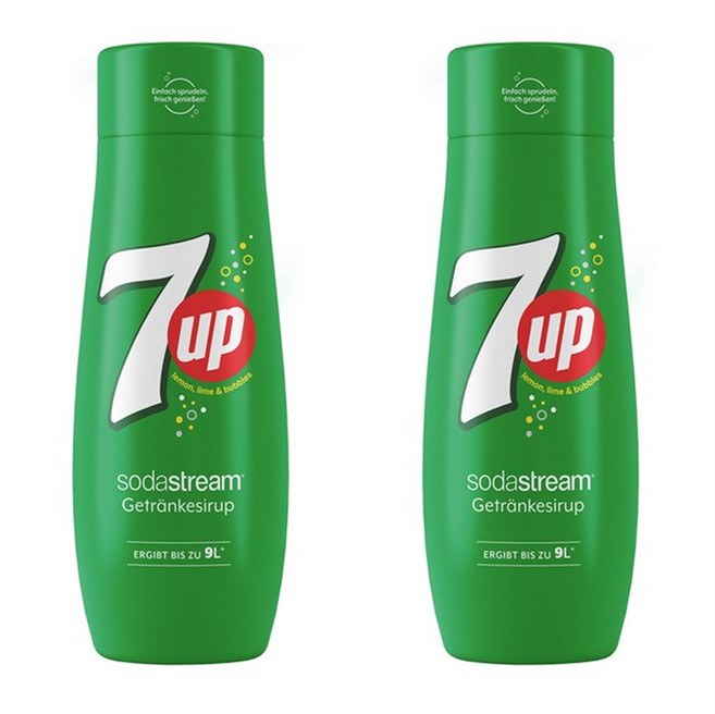 소다스트림 시럽 세븐업 440ml x2개 SodaStream 7UP syrup