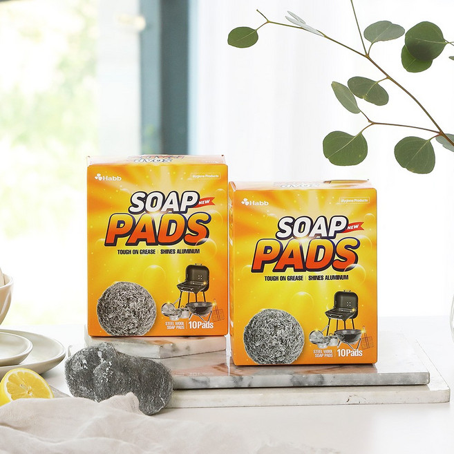 하비비 올인원 버블 수세미 솝패드, 10박스, 10개