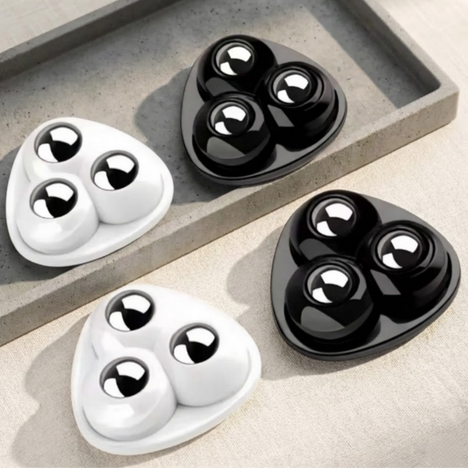 아워딜 이동식 무소음 부착형 360도 회전 볼바퀴, 8개, 블랙