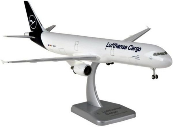 Hogan Wings A321-200F 루프트한자 카고 도장 D-AEUC 스케일 1:200 흰색 검정색