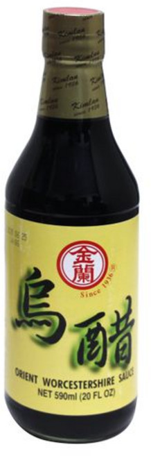 킴란 오리엔탈 우스터셔 (발사믹 블랙 식초) 소스 20 oz Kimlan Oriental Worcestershire (Balsamic Black Vinger) Sauce 20 oz, 1개, 566g