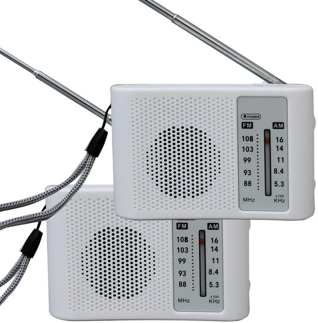 (台灣現貨) SAMPO 聲寶AM/FM收音機 AK-W910AL 防災必備/ SY-5202B 白色收音機(2台), 白色, 收音機SY-5201B (2台)