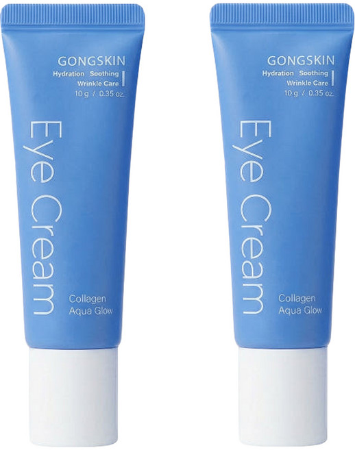 공스킨 눈가 생기 수분 탄력케어 콜라겐 물광 아이크림, 2개, 10ml