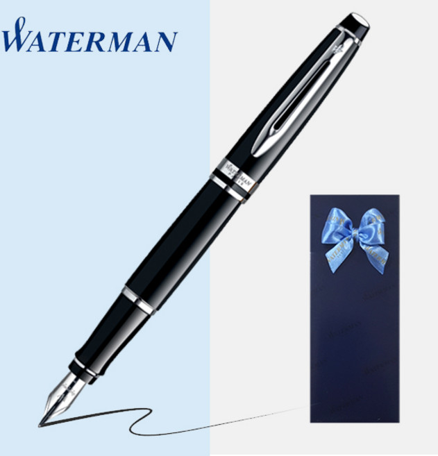 워터맨 만년필 엑스퍼트3 [무료선물포장], 락카블랙 CT, F촉(보통촉)