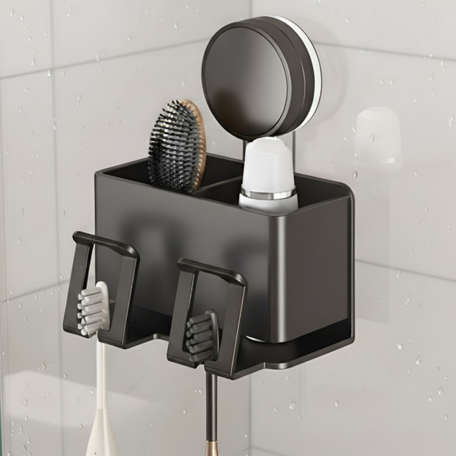 필인어스 탈부착 강력 흡착 칫솔 걸이, 2구