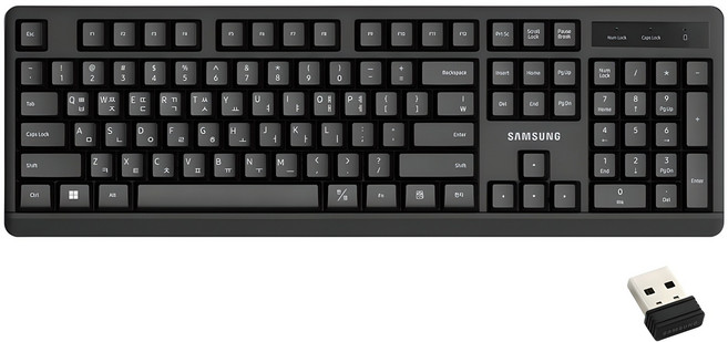 삼성전자 무선 키보드, 블랙, SK-M1600B, 제조사축