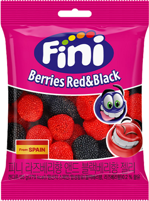 피니 라즈베리향앤드블랙베리향, 85g, 5개