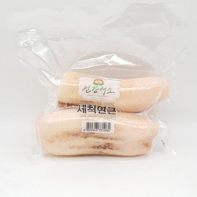 의령농산 건강채소 국내산 간편손질야채 세척연근, 1개, 500g