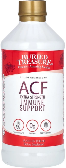 Buried Treasure Liquid Advantage ACF Support 16.54 fl oz 496 ml, Buried Treasure, Liquid Advant, 1개, 496ml - 쿠팡