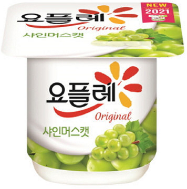 빙그레 요플레 샤인머스캣, 85g, 30개