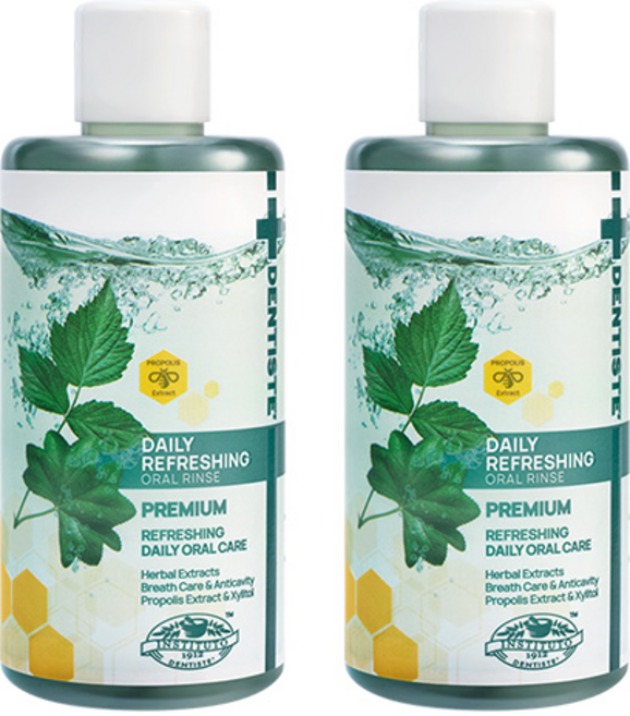 덴티스테 리프레싱 오랄 린스, 2개, 130ml