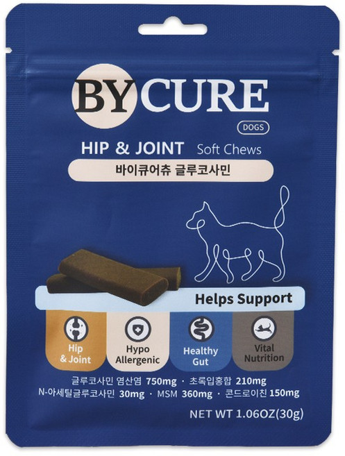 포비 바이큐어츄 글루코사민 관절건강 30g, 1개, 뼈/관절강화, 1회분