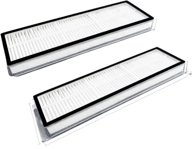 샤오미호환 로봇청소기 소모품 필터 물걸레패드 메인브러시 사이드브러시 먼지봉투 X10 X10+ X10PLUS X20 X20+ X20PLUS X20PRO S20+ S20PLUS, 1세트, 필터2개