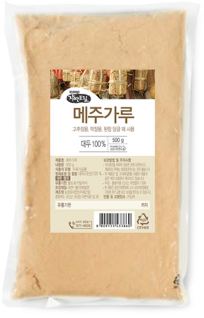 자연드림 무농약콩으로만든 메주가루, 1개, 500g