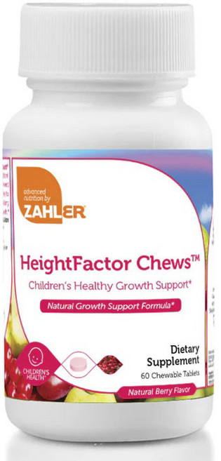 Zahler 孩童用維他命礦物質咀嚼錠 莓果口味, 1瓶, 60顆