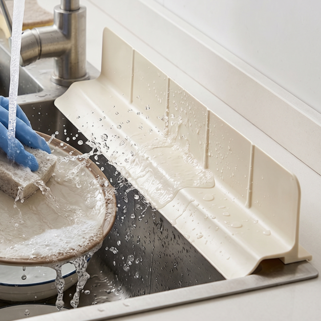 코판테라 강력한 흡착 처마형 실리콘 물막이, 1개, 아이보리