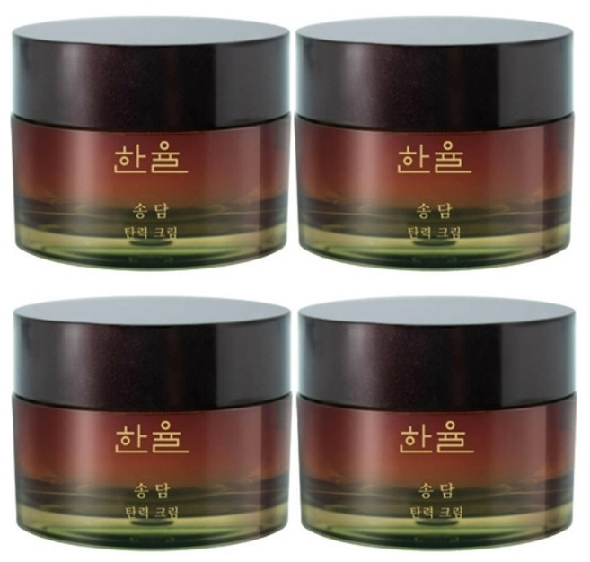 한율 송담 탄력 크림, 4개, 50ml