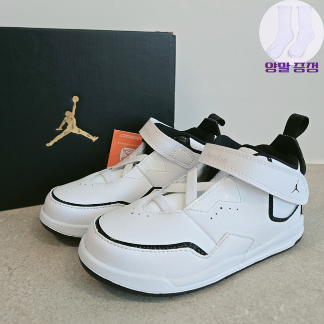 나이키 아동 운동화 조던 코트사이드 걸음마 발편한 밸크로 신발 양말 증정