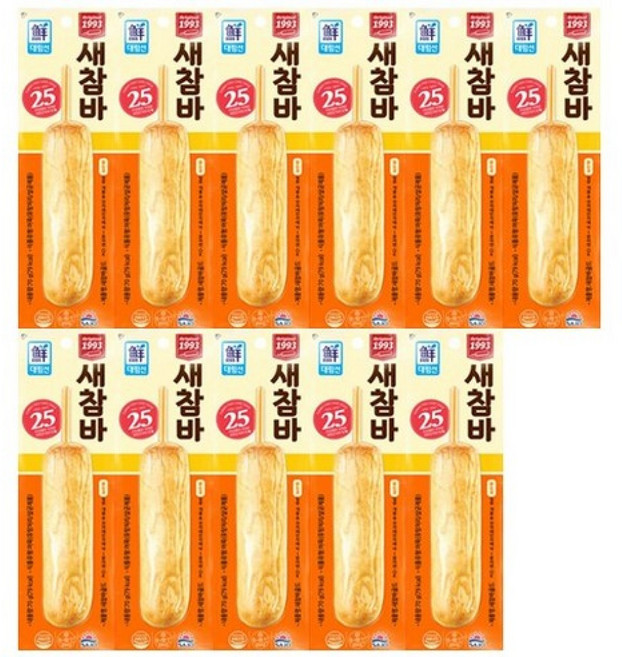 사조 대림 튀긴 새참바 70g x 13개 / 핫바 어묵바