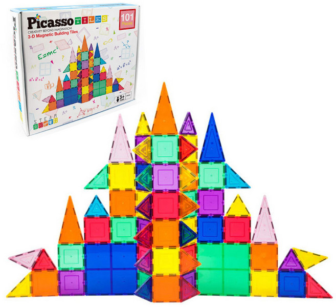 피카소타일 자석블록 마그네틱 (PT101) 자석퍼즐 창의블록, 1개