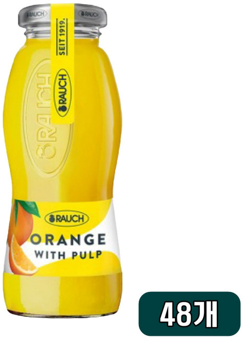 라우치 오렌지 주스, 200ml, 48개