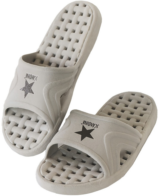 샤바스 스칸디나 안전 라탄욕실화 스타, 그레이, 1개