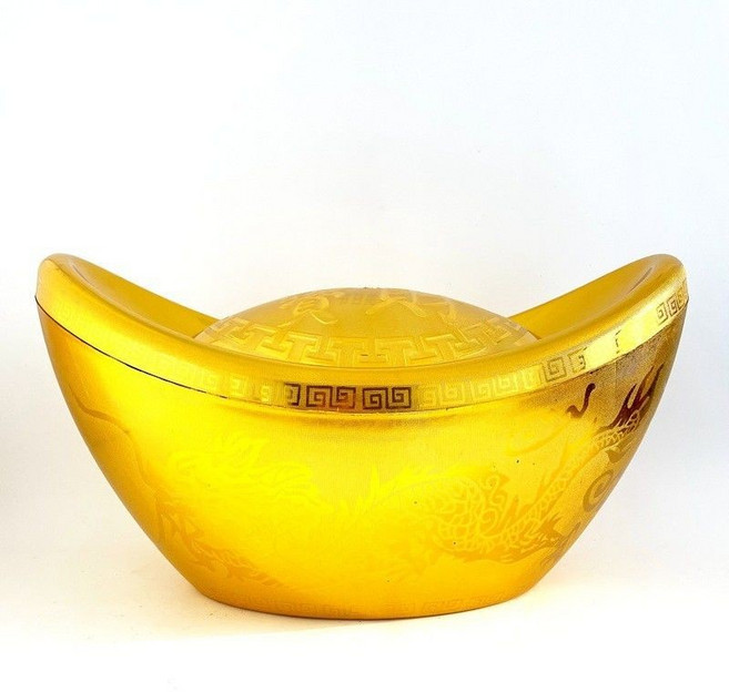 金元寶 擺件 35# 33公分, 24公分金元寶擺件