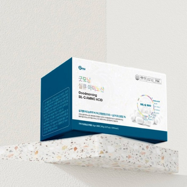 정품100% 굿모닝월드 월드웨이R&D 굿모닝실큐아미노산 90포(30포 3박스), 3g, 90개