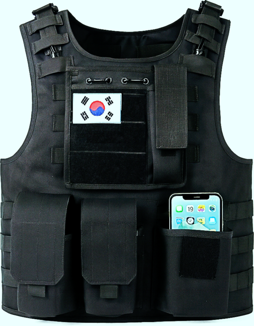 전술조끼 방탄조끼 군용 전투 방탄복 플레이트캐리어 서바이벌 방탄조끼 밀리터리 테크웨어, B. 전술조끼(고급형), 1개, 블랙