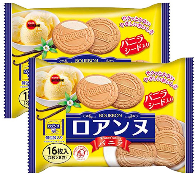 부르본 바닐라향 로안느 샌드, 113g, 2개