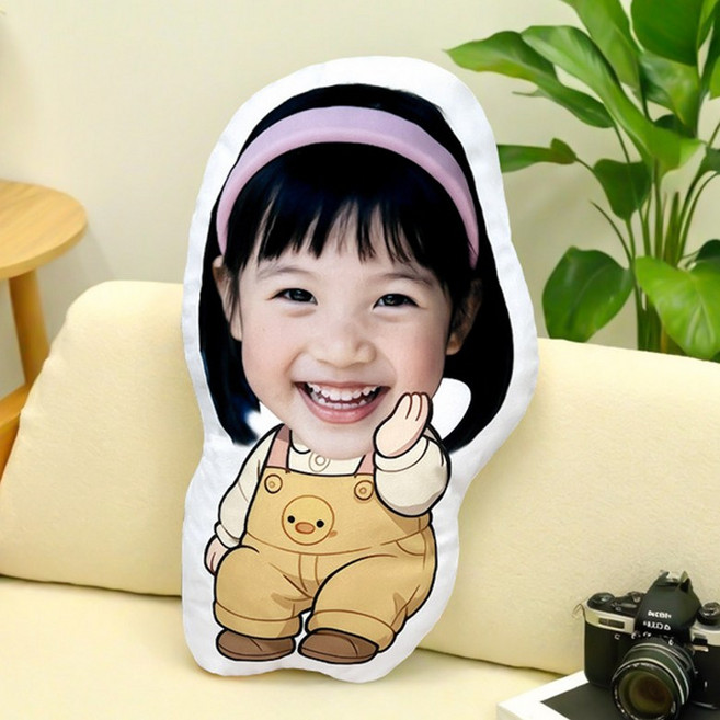 위츄 얼굴인형제작 가방키링 입체 맞춤 사진 봉제인형, 주문제작 30cm, 1개, 너를 보고