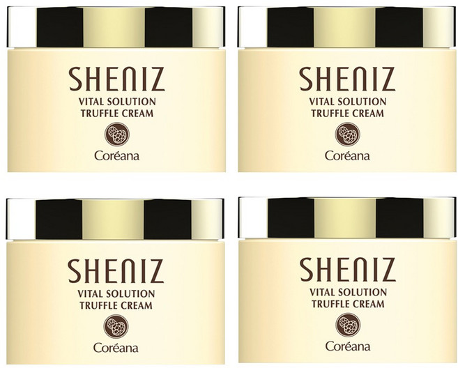 코리아나 쉬니즈 바이탈 솔루션 트러플 크림, 100ml, 4개
