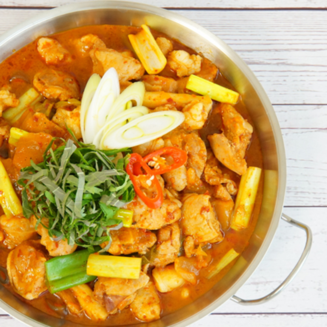 소밀하루 곱도리탕 한우 곱창 닭볶음탕 닭도리탕 캠핑 밀키트 요리 음식 1.1kg, 1개