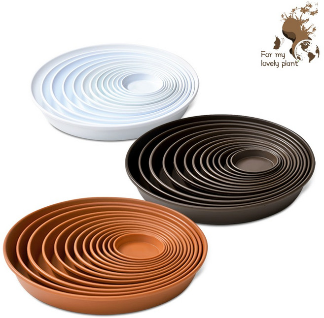 동그라미 받침 1호~13호 깔끔하고 안정적인 심플 화분 받침, 토기색