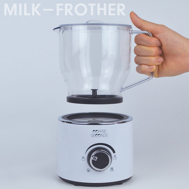 커피세컨즈 자동 라떼 우유거품기 CS-MF01 전동 우유거품기+우유거품스푼, 커피세컨즈 자동 라떼 우유거품기 CS-MF01+거품스푼