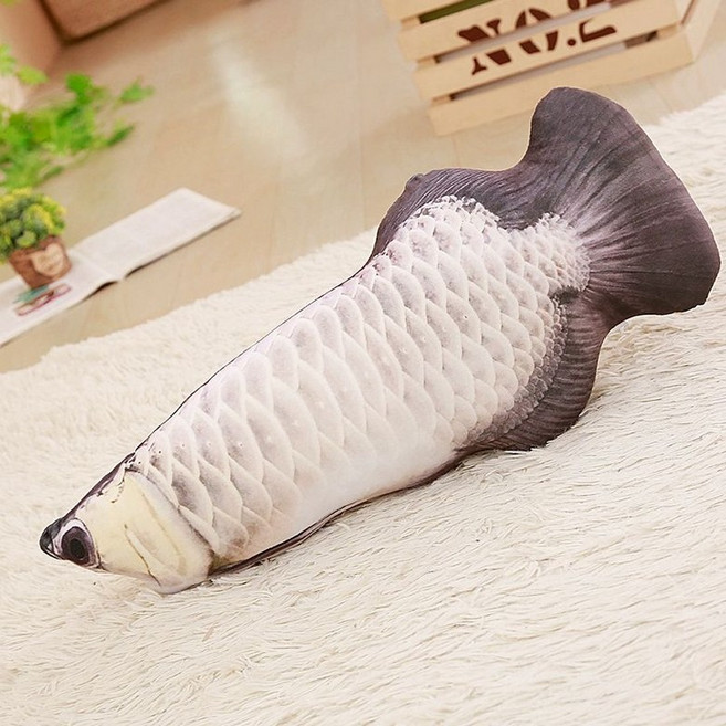 생선 참치 대형 인형 물고기 장식 횟집 참다랑어 소품 60cm, 가짜 실버 드래곤피쉬, 1mm