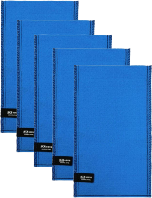 송월타월 빅다이아몬드 때밀이 타월, BLUE, 1개입, 5개