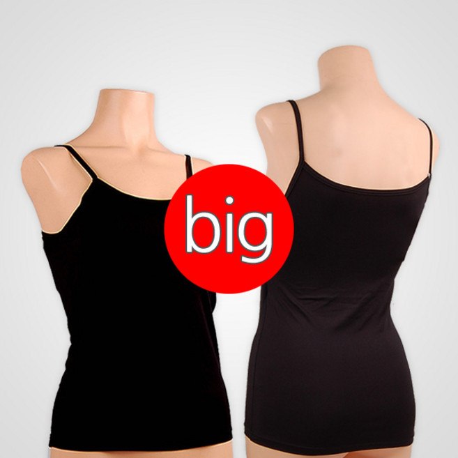 필굿 국산 순면 스판 베이직 여성 캡 끈나시 조끼나시 브라탑 런닝 민소매 여자 학생 교복 이너웨어 티셔츠 44~99 빅사이즈